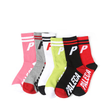 Beliebtes Straßendesign hochwertige Mode lustige Frau Custom Großhandel Unisex Happy Socken